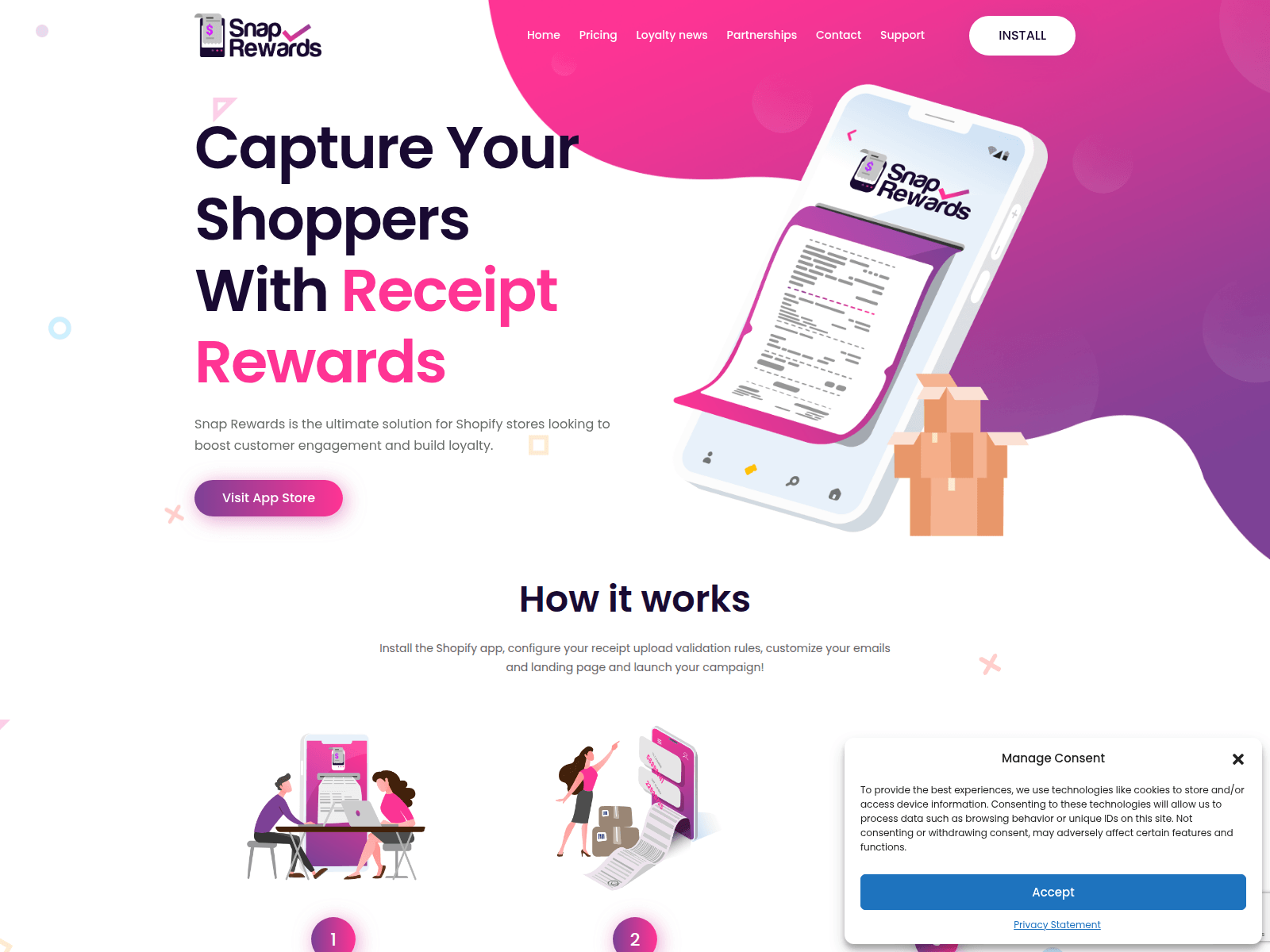 Forensic screenshot of snap-rewards.com