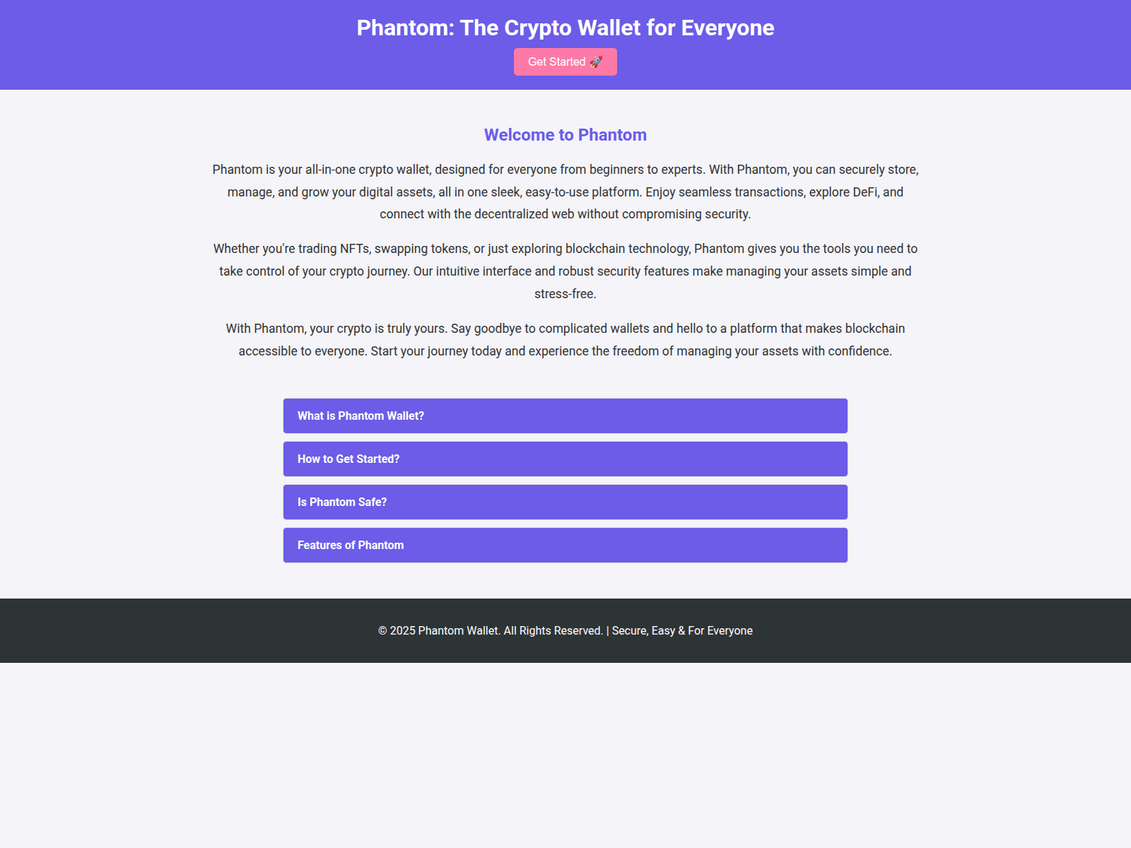 Screenshot of site-phantom-wallet.pages.dev