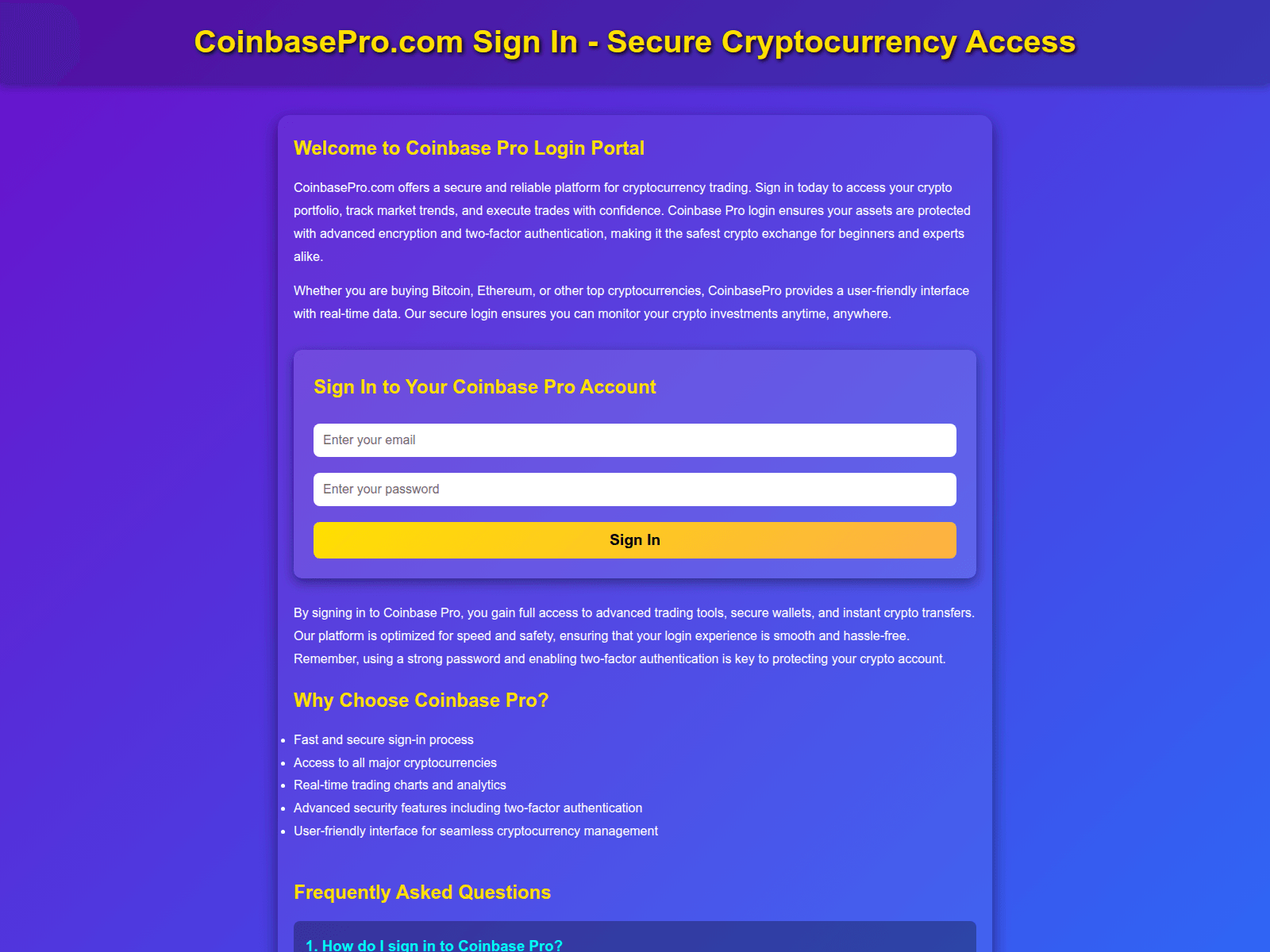 Screenshot of coin-basepro-loggin.pages.dev