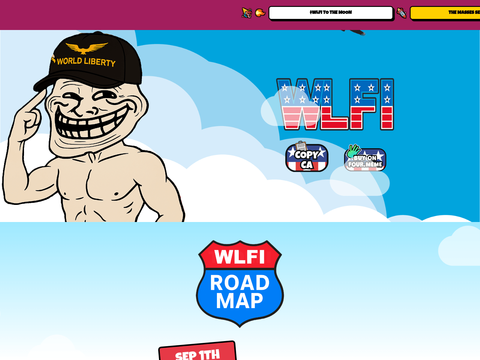 Screenshot of wlfitoken.fun
