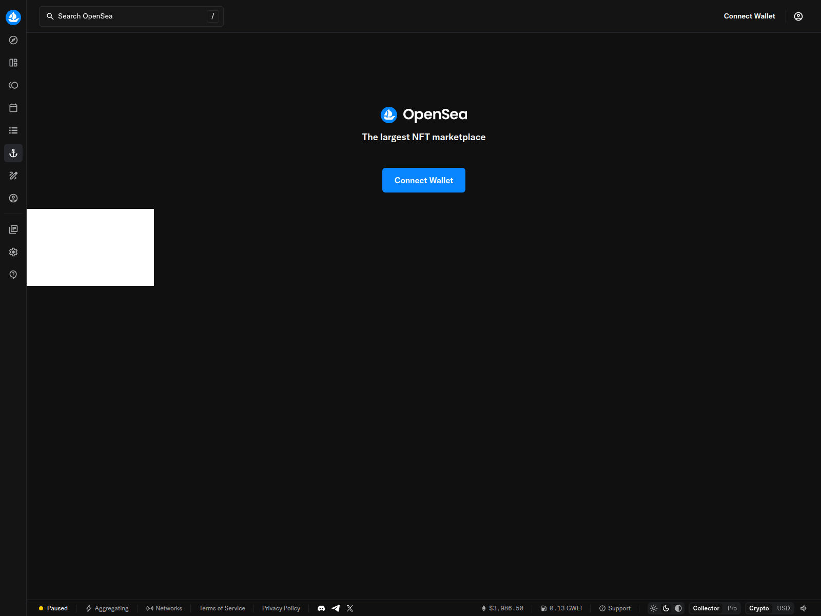 Screenshot of open-sea.online
