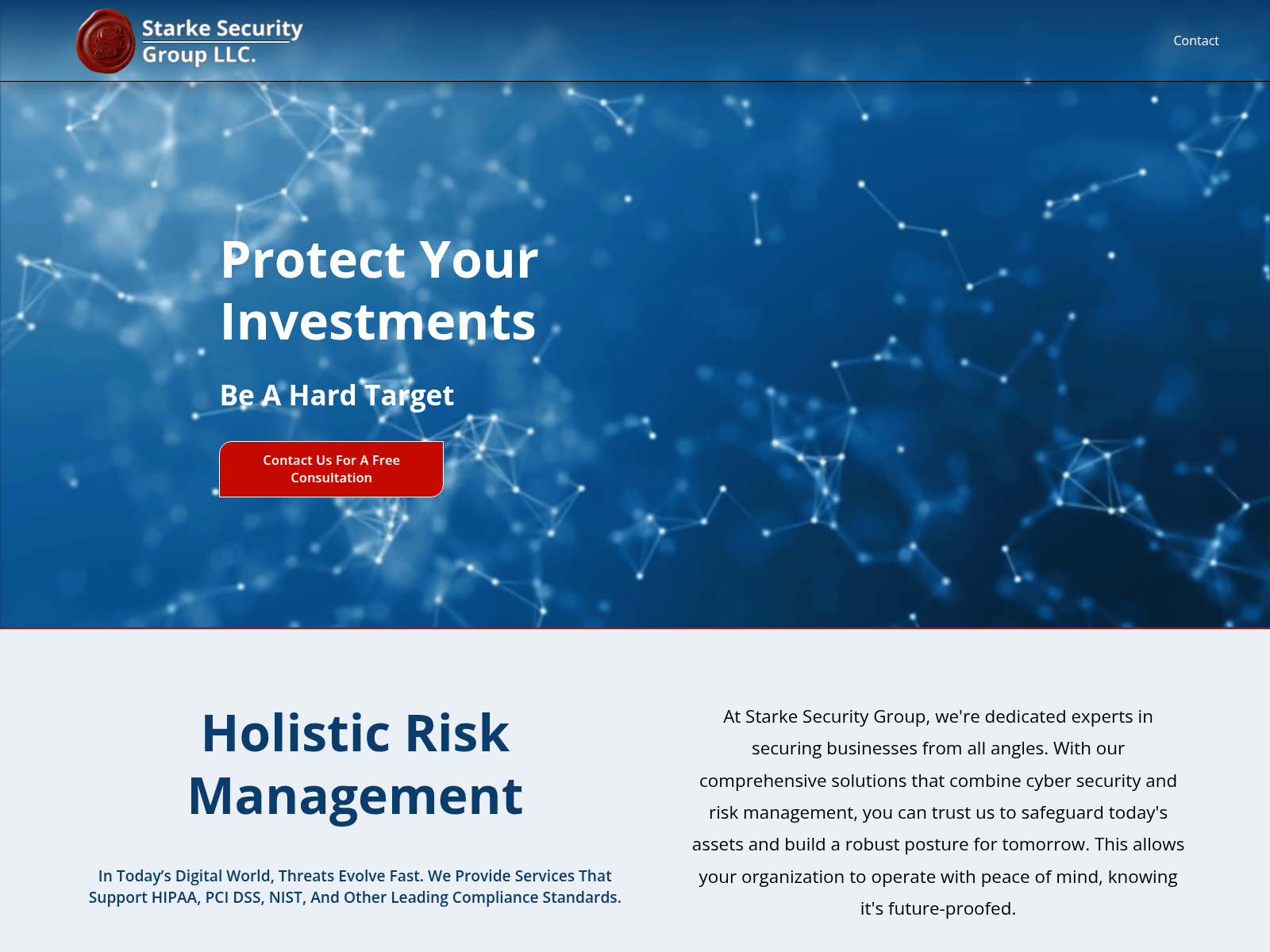 Screenshot of starke-security.com