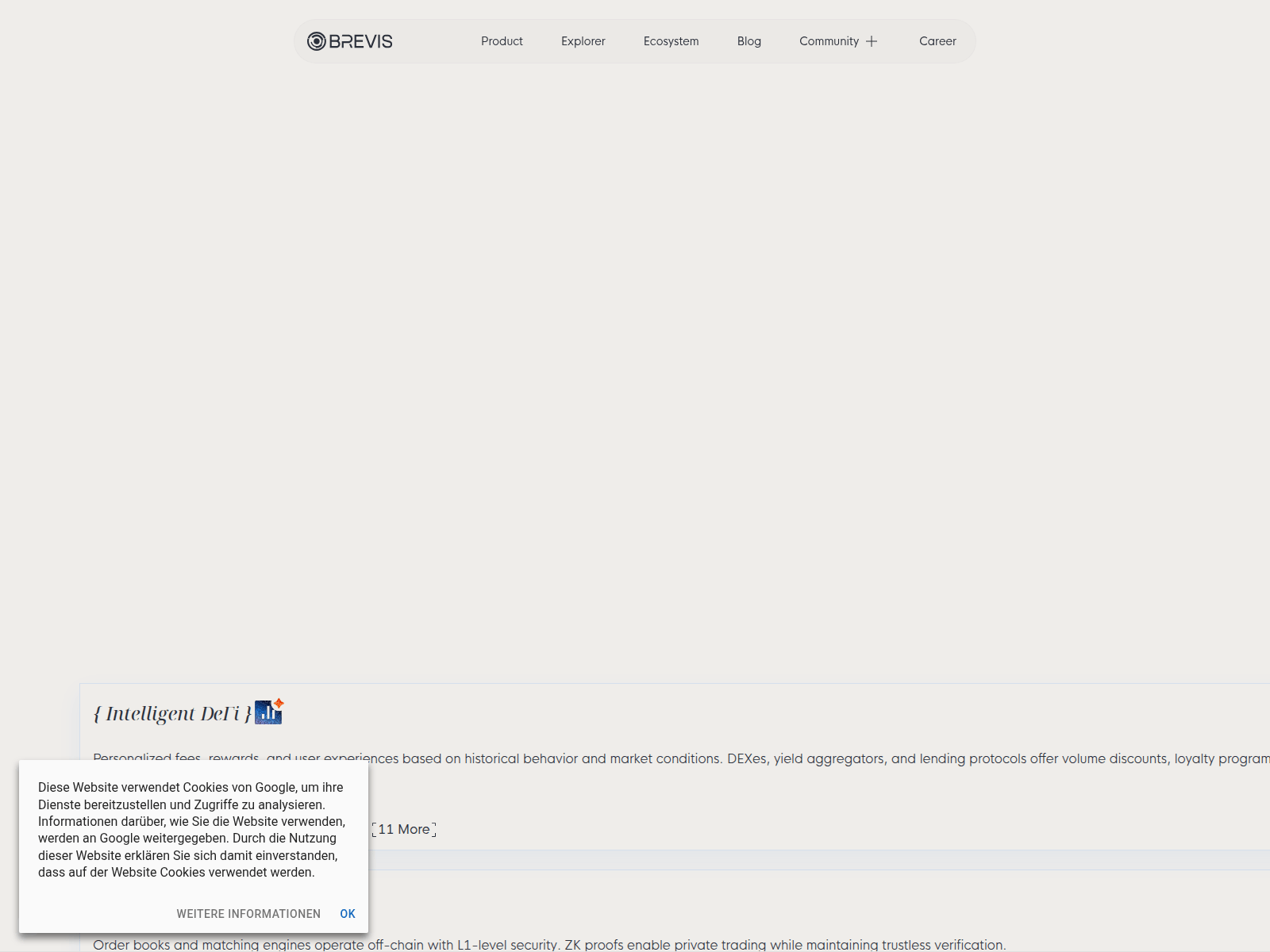 Screenshot of brevis-tge.com