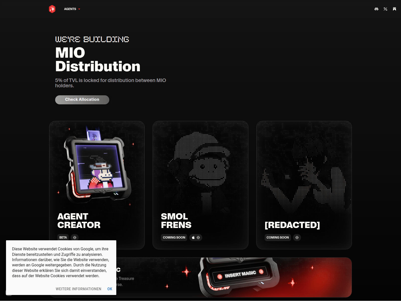 Screenshot of rewards-mio.com