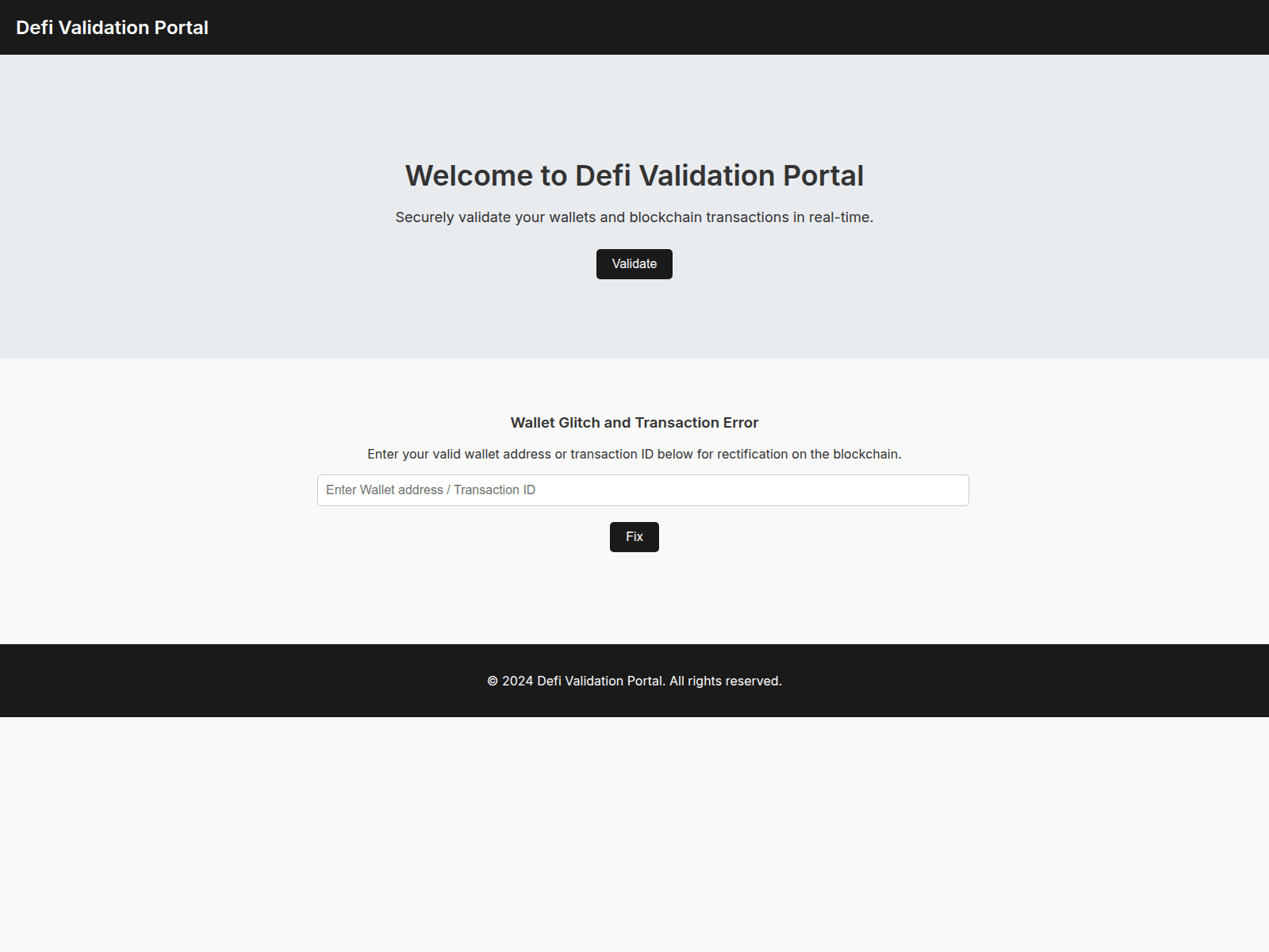Screenshot of defi-resolution-portaltech.vercel.app