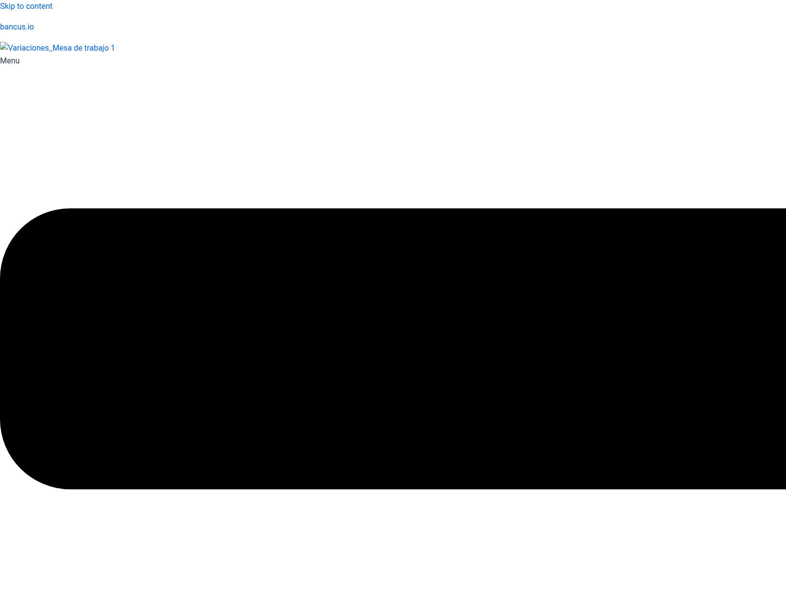 Screenshot of bancustoken.finance