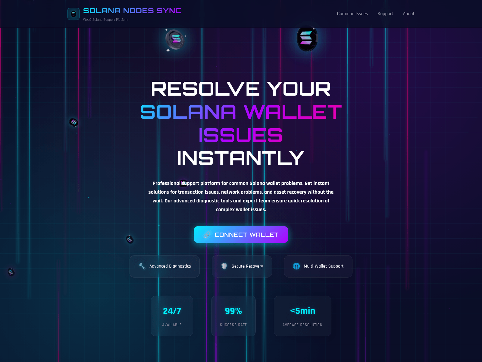 Screenshot of sol-nodes.xyz
