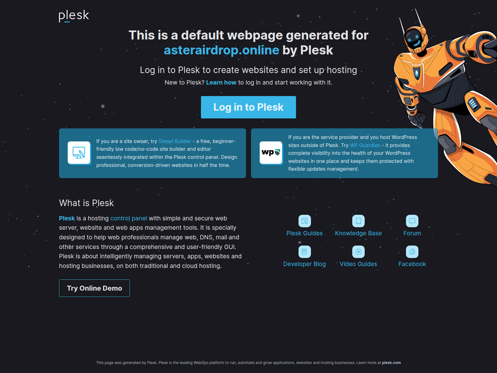 Screenshot of asterairdrop.online