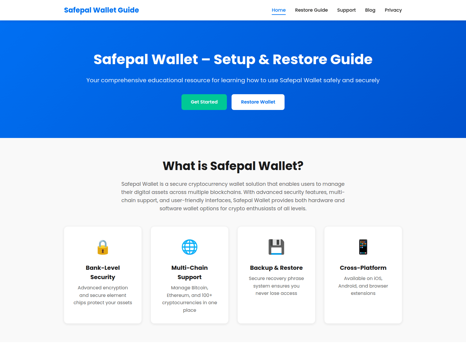 Screenshot of safepal-wallet-app.cc