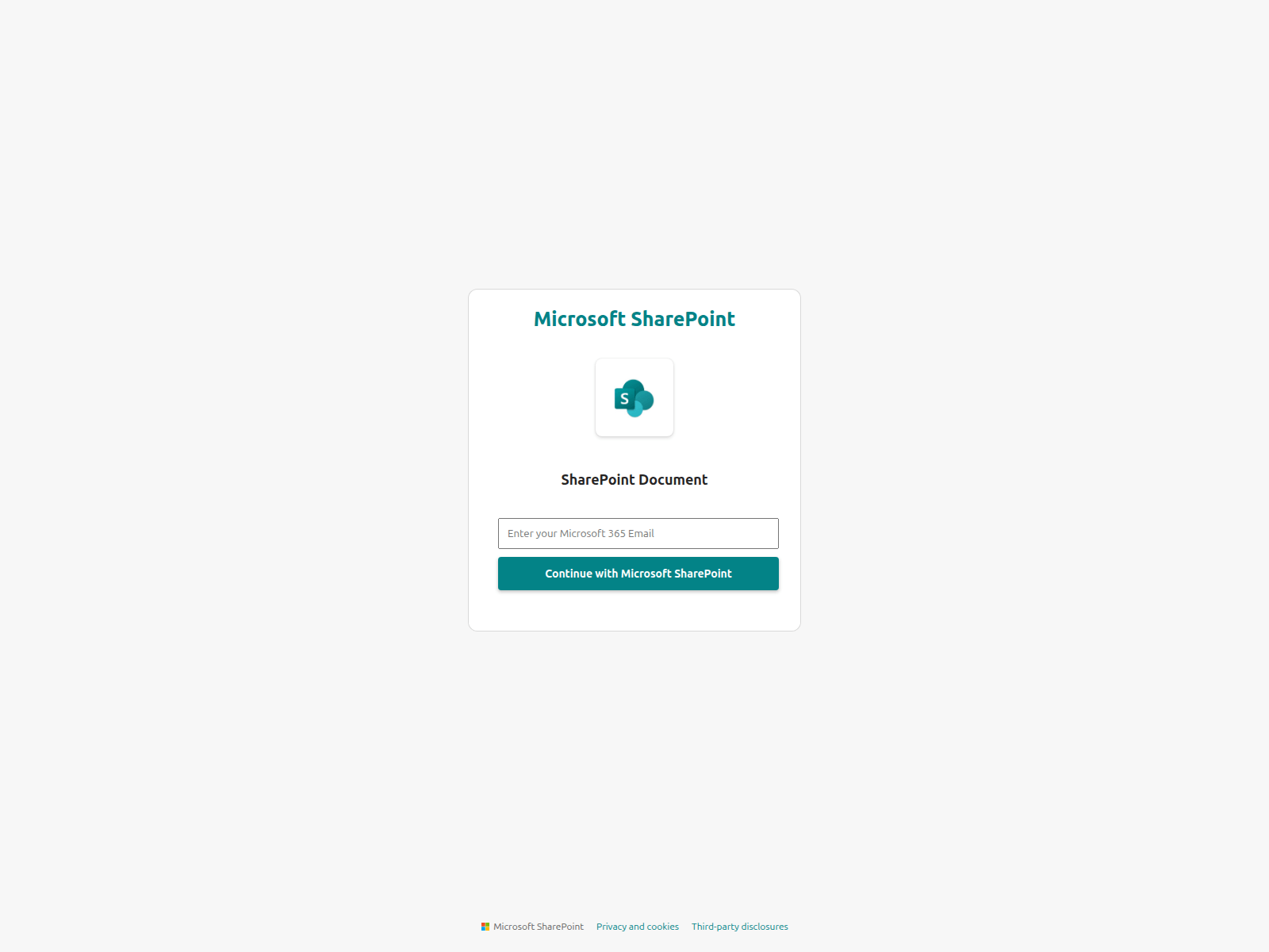 Screenshot of login.sharepoint.online.collaboration.document.center.webplanco.com
