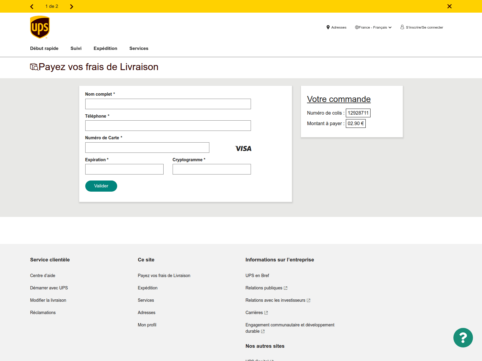 Screenshot of onepark-appen.github.io