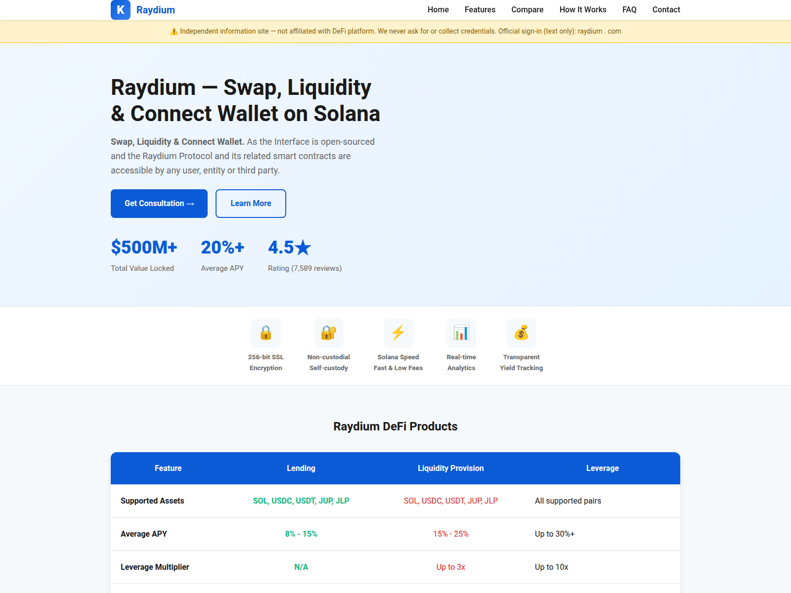 Screenshot of raydiunn.co.com