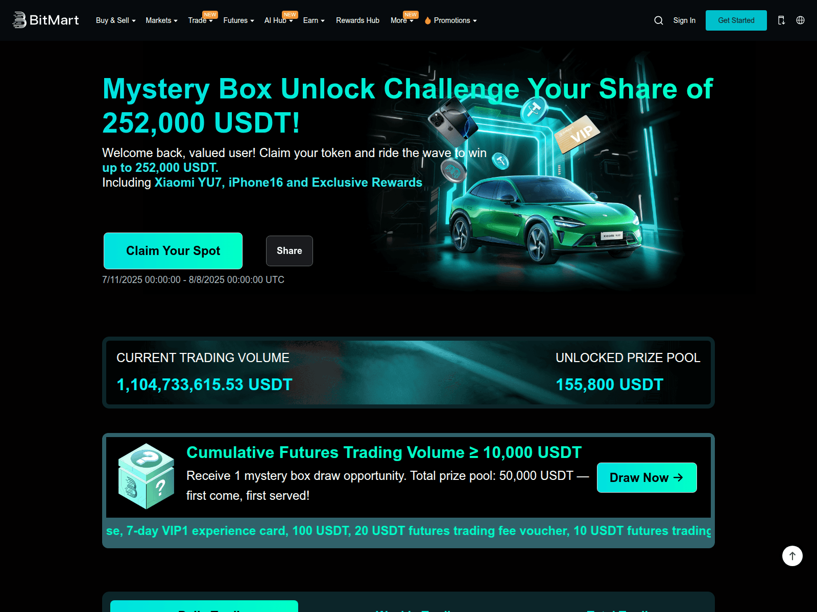 Screenshot of bitmart-spot.com