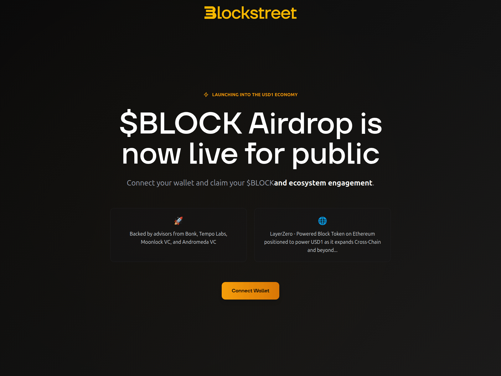 Screenshot of eligibility-blockstreet.xyz