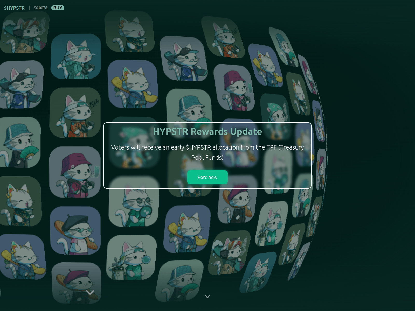 Screenshot of vote-hyprstr.votings.workers.dev