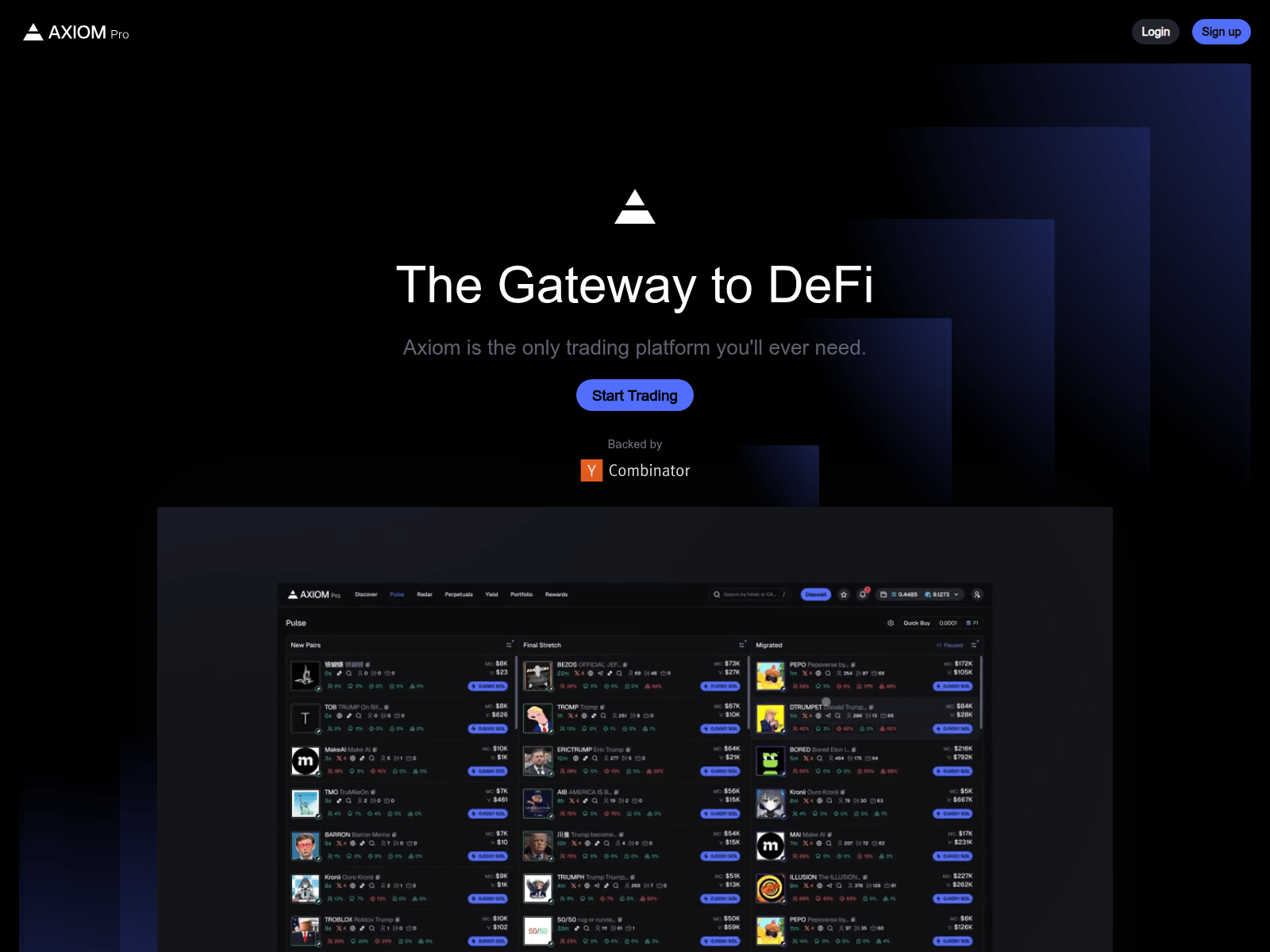 Screenshot of axiom.sol-shelter.cc