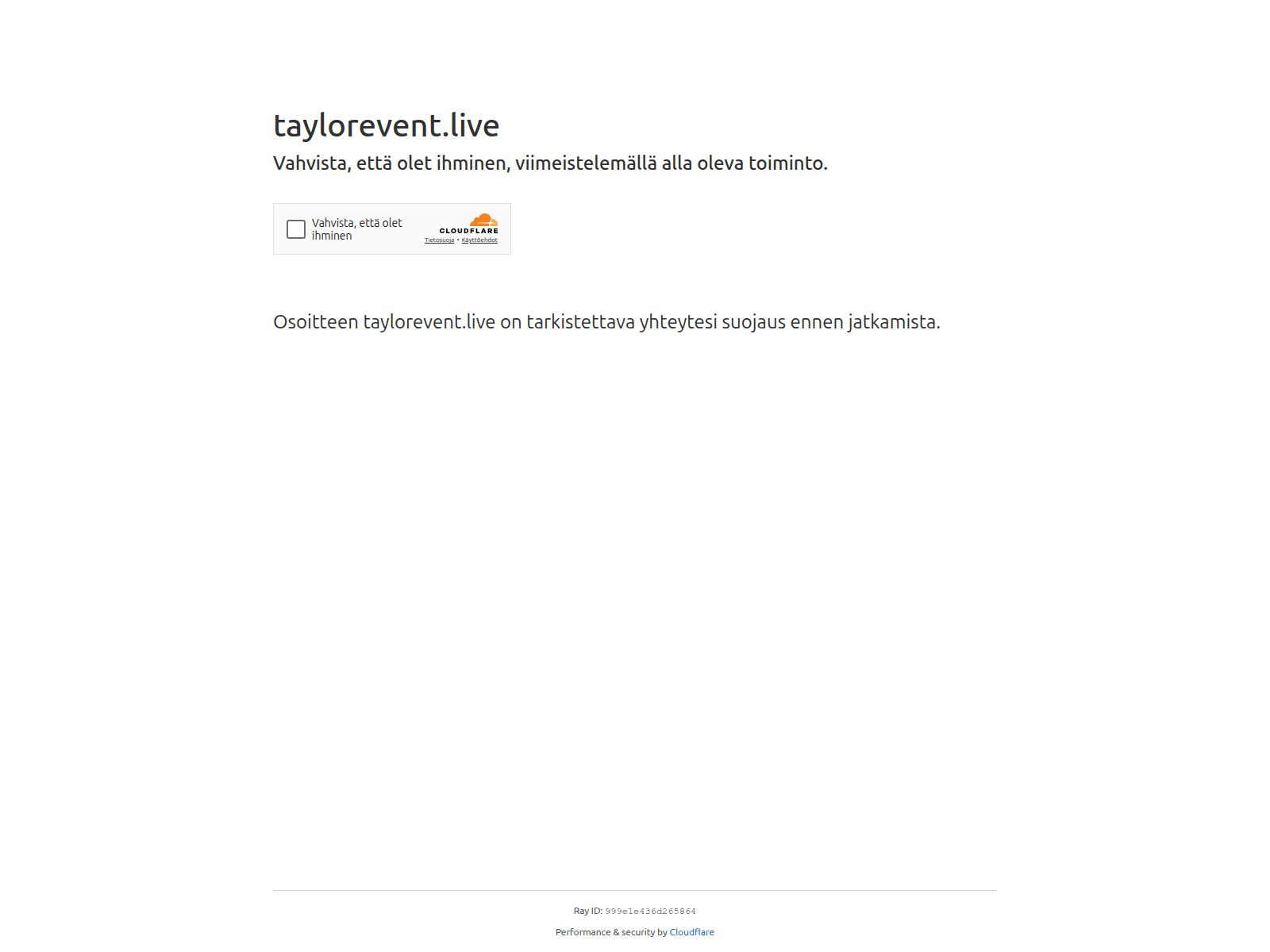 Screenshot of taylorevent.live