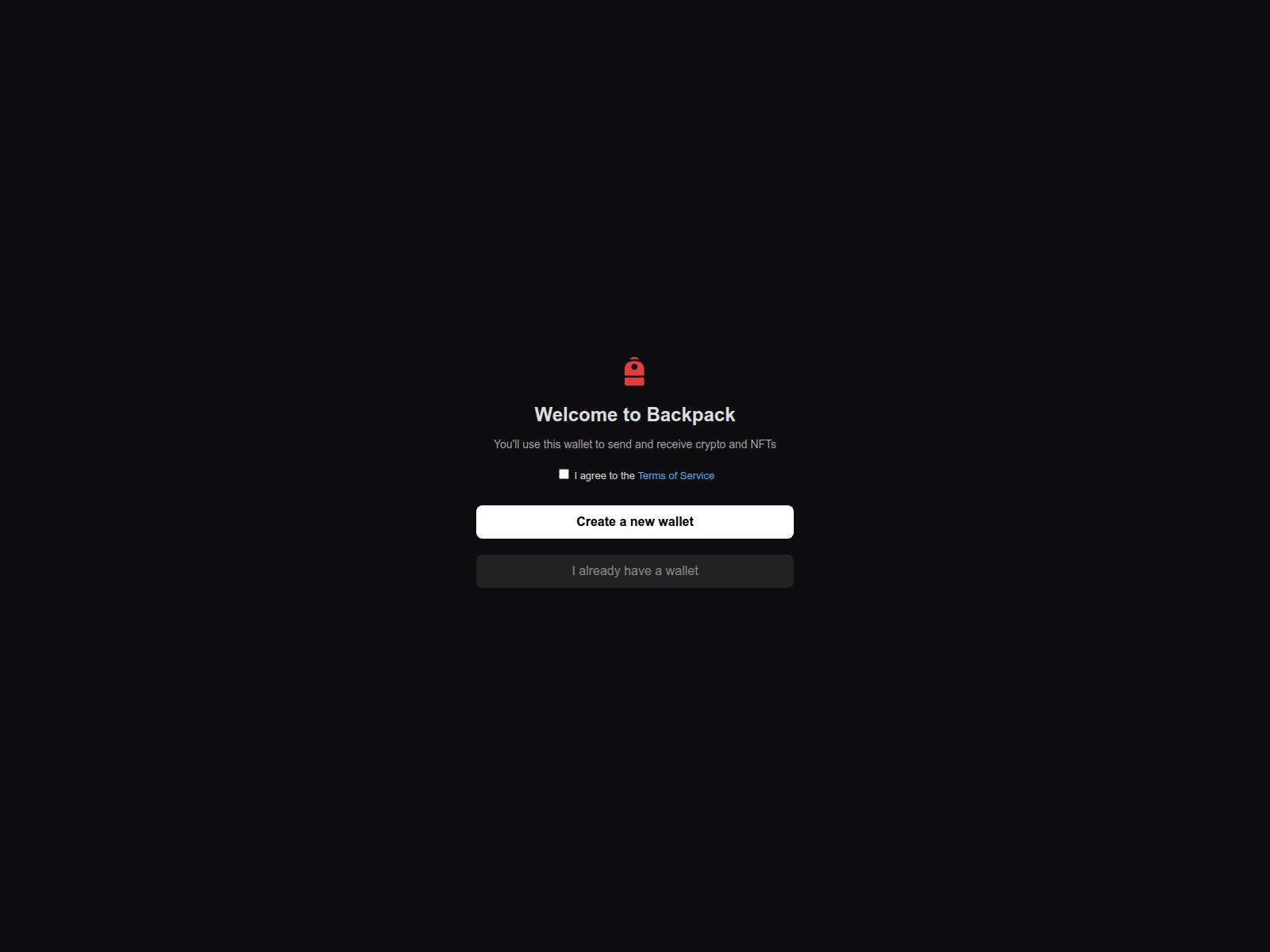 Screenshot of backpackwebextensions.com