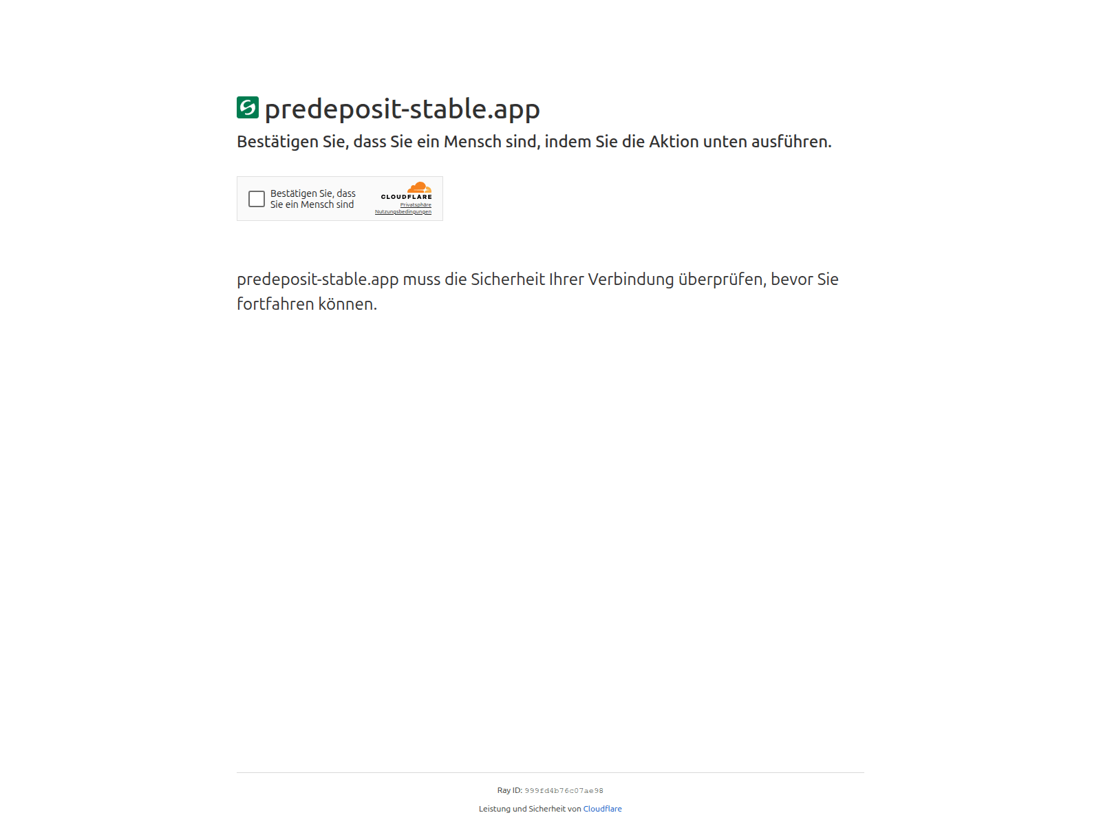 Screenshot of predeposit-stable.app