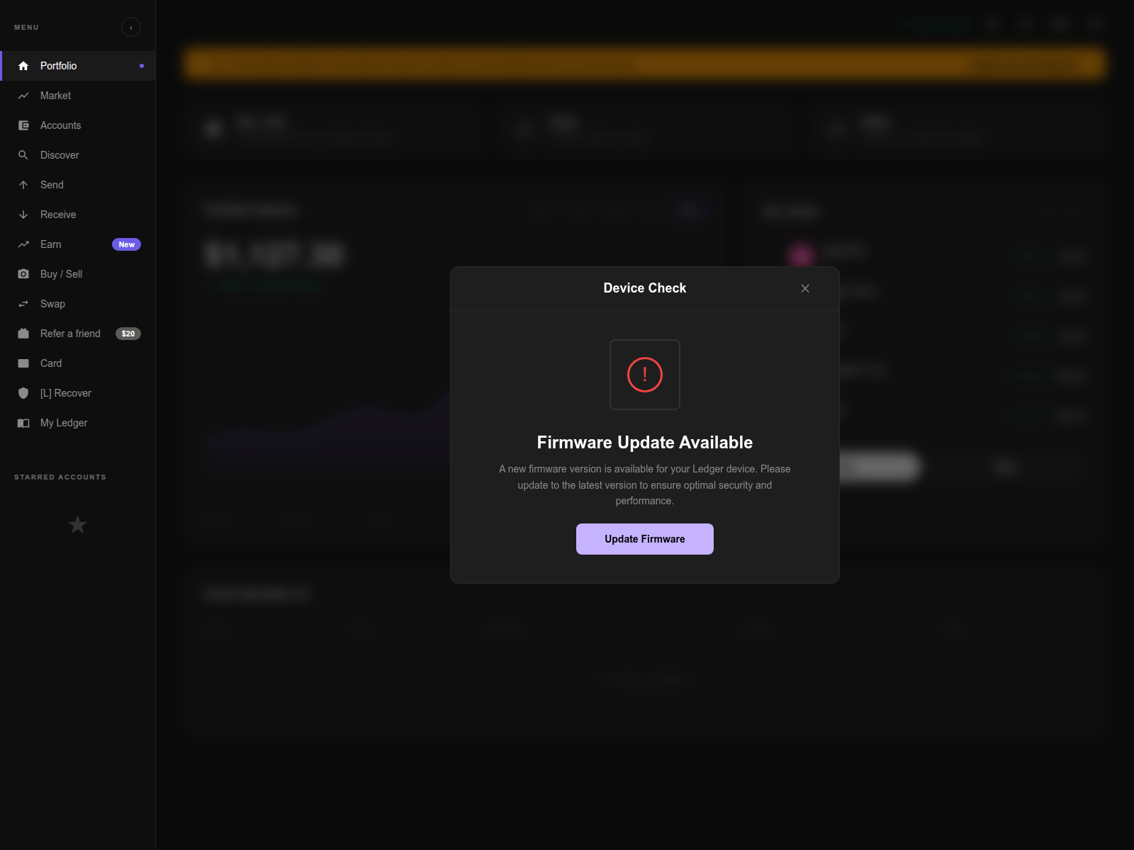 Screenshot of open-ledgerlive.com