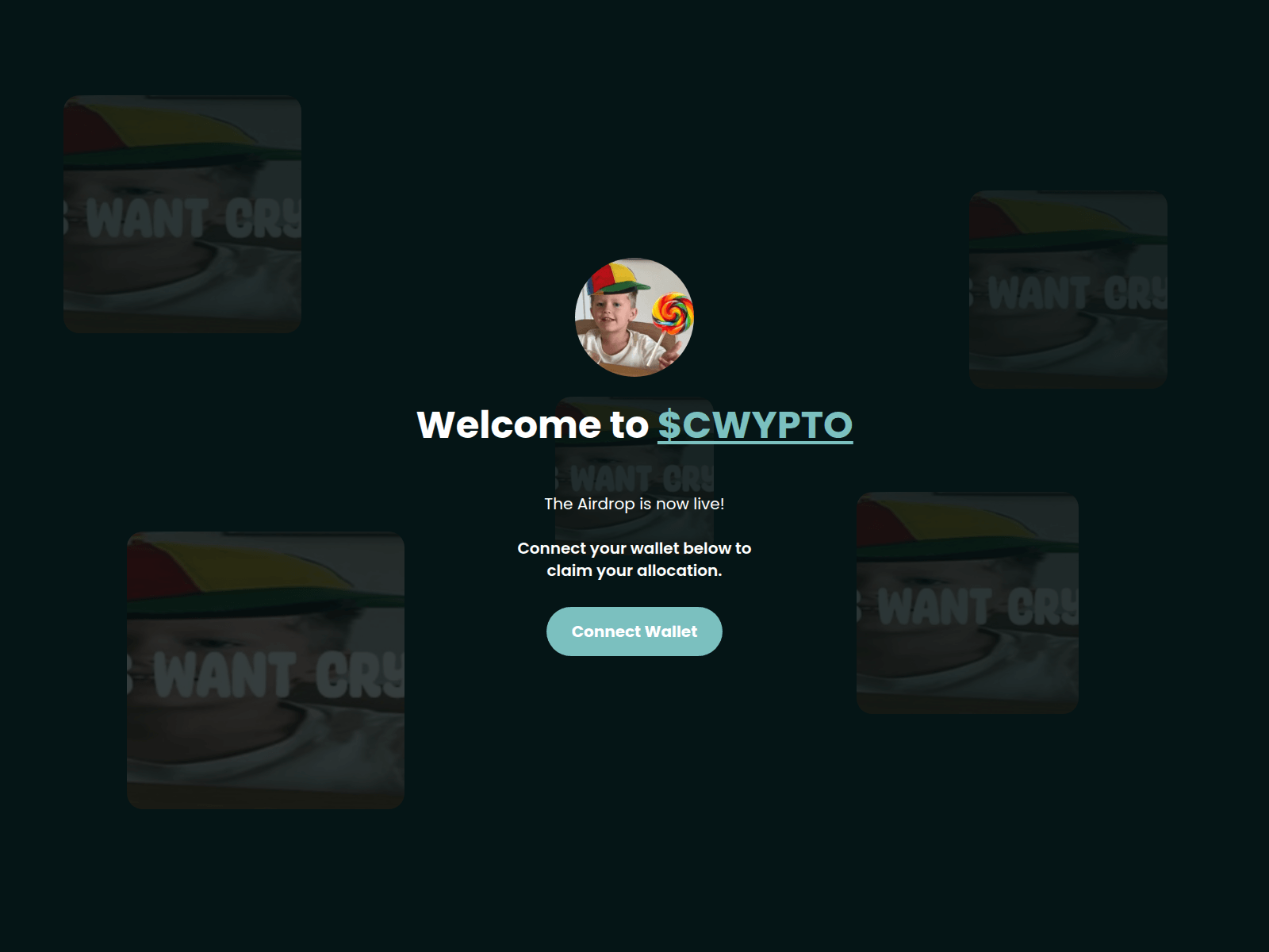 Screenshot of kidswantcrypto.lol