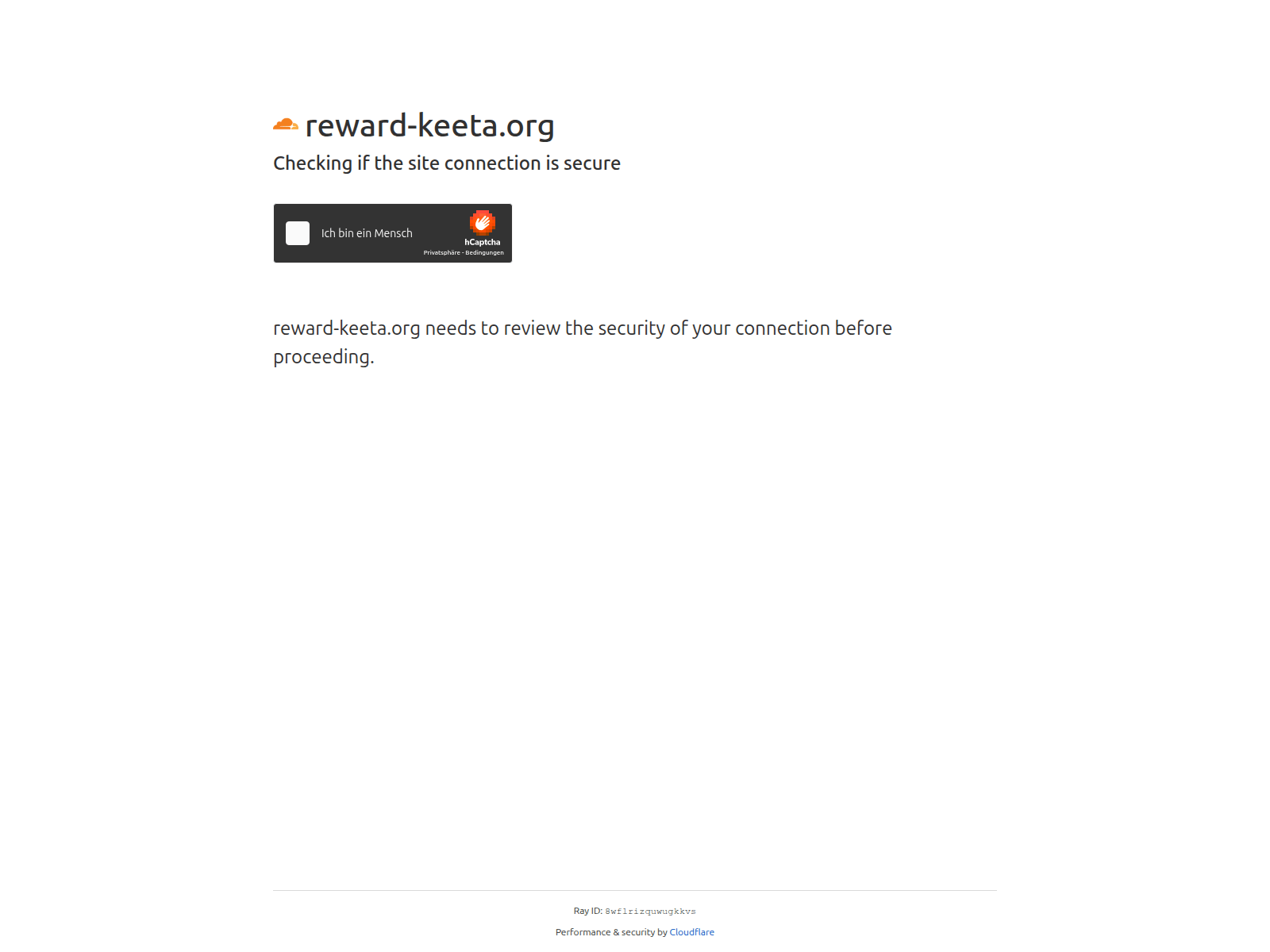 Screenshot of reward-keeta.org