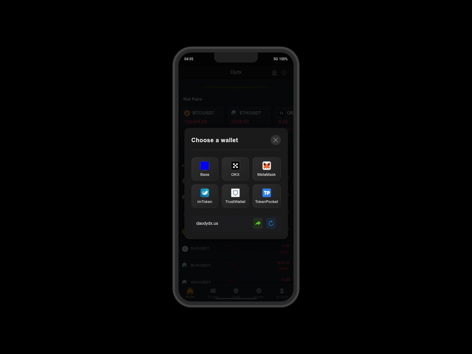 Screenshot of daodydx.us