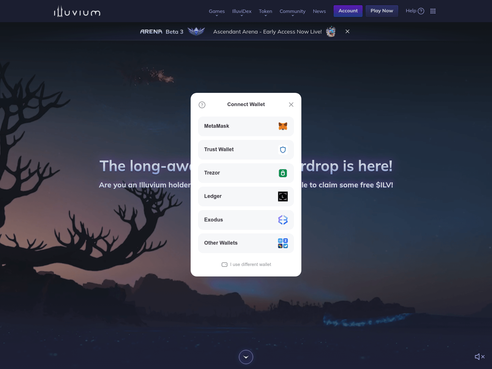 Screenshot of hub-illuvium.org