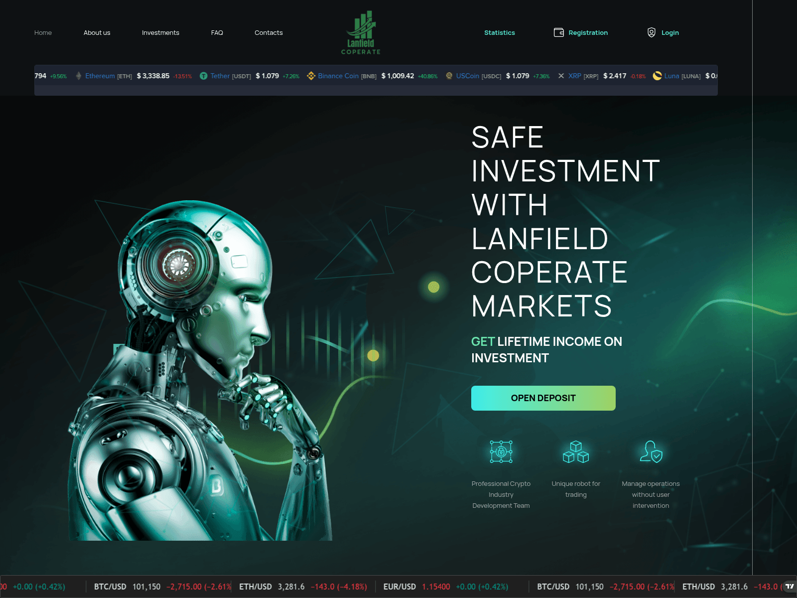 Screenshot of lanfieldcoperatemarkets.com