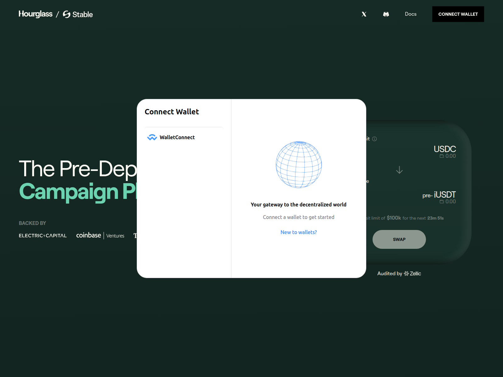 Screenshot of fixed-hourglass.com