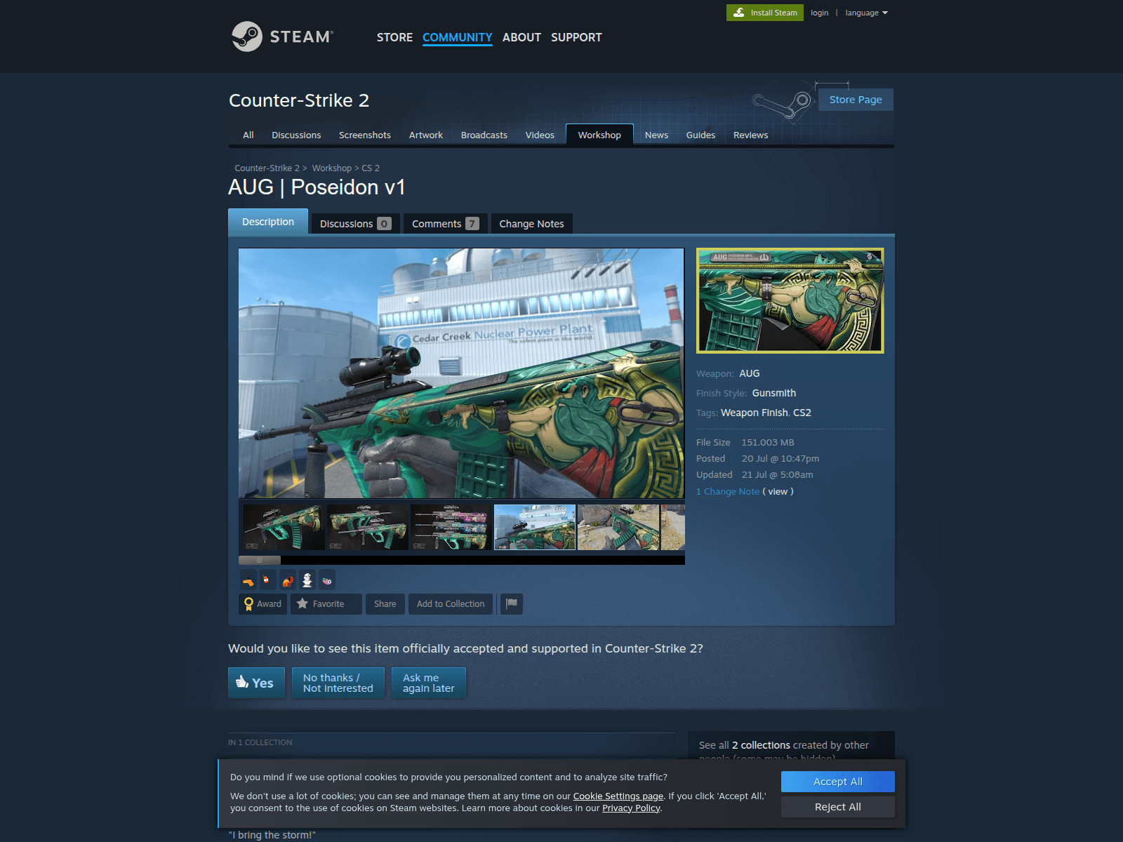 Screenshot of store.workshopvoteweb.com