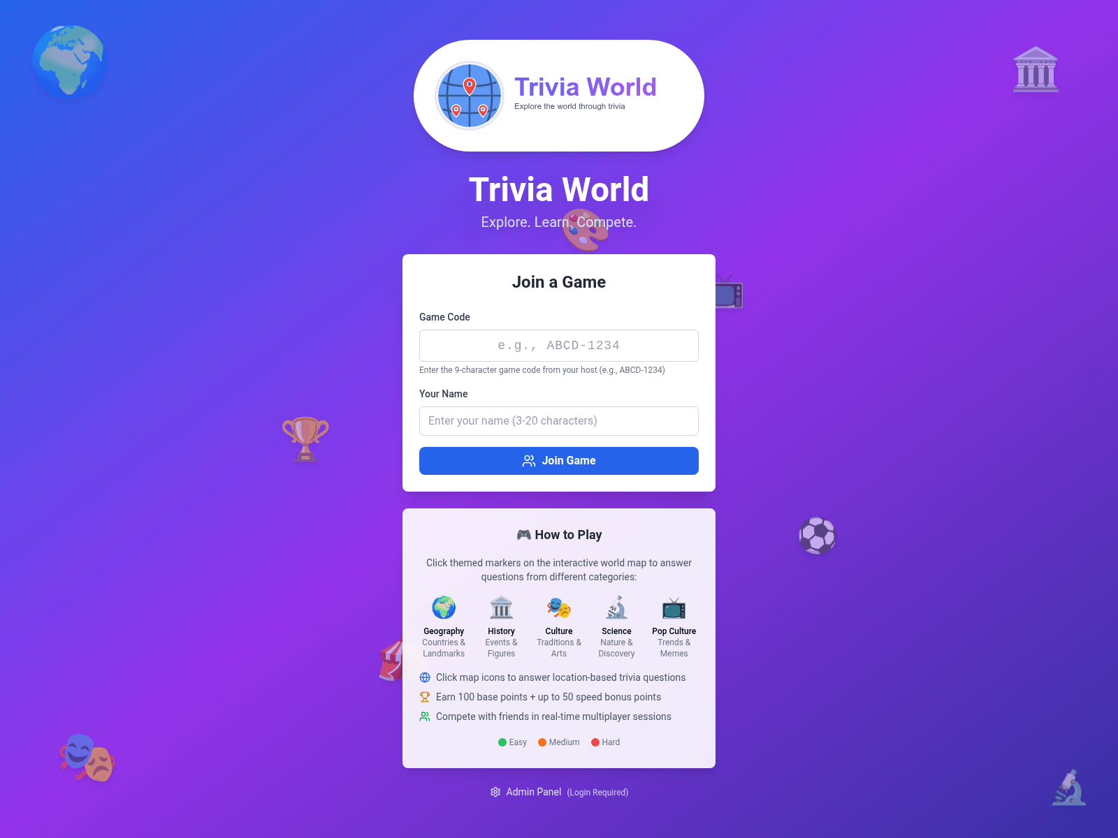 Screenshot of trivnexus.com