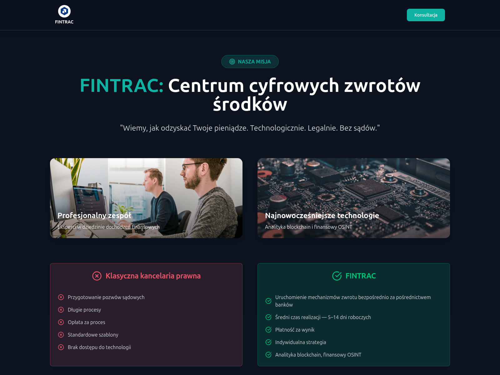Screenshot of ftracinfo.org