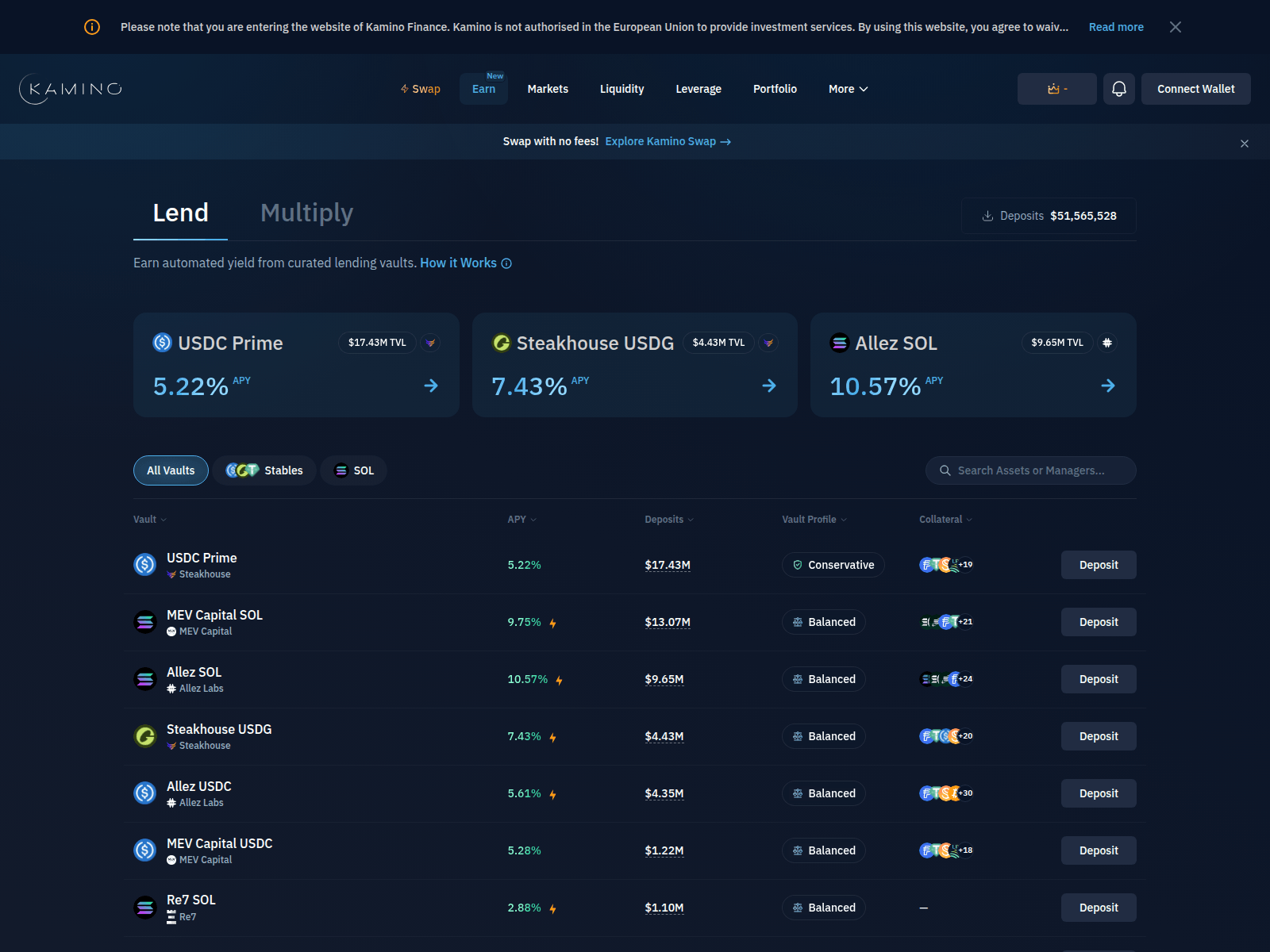 Screenshot of kaminonetwork.xyz
