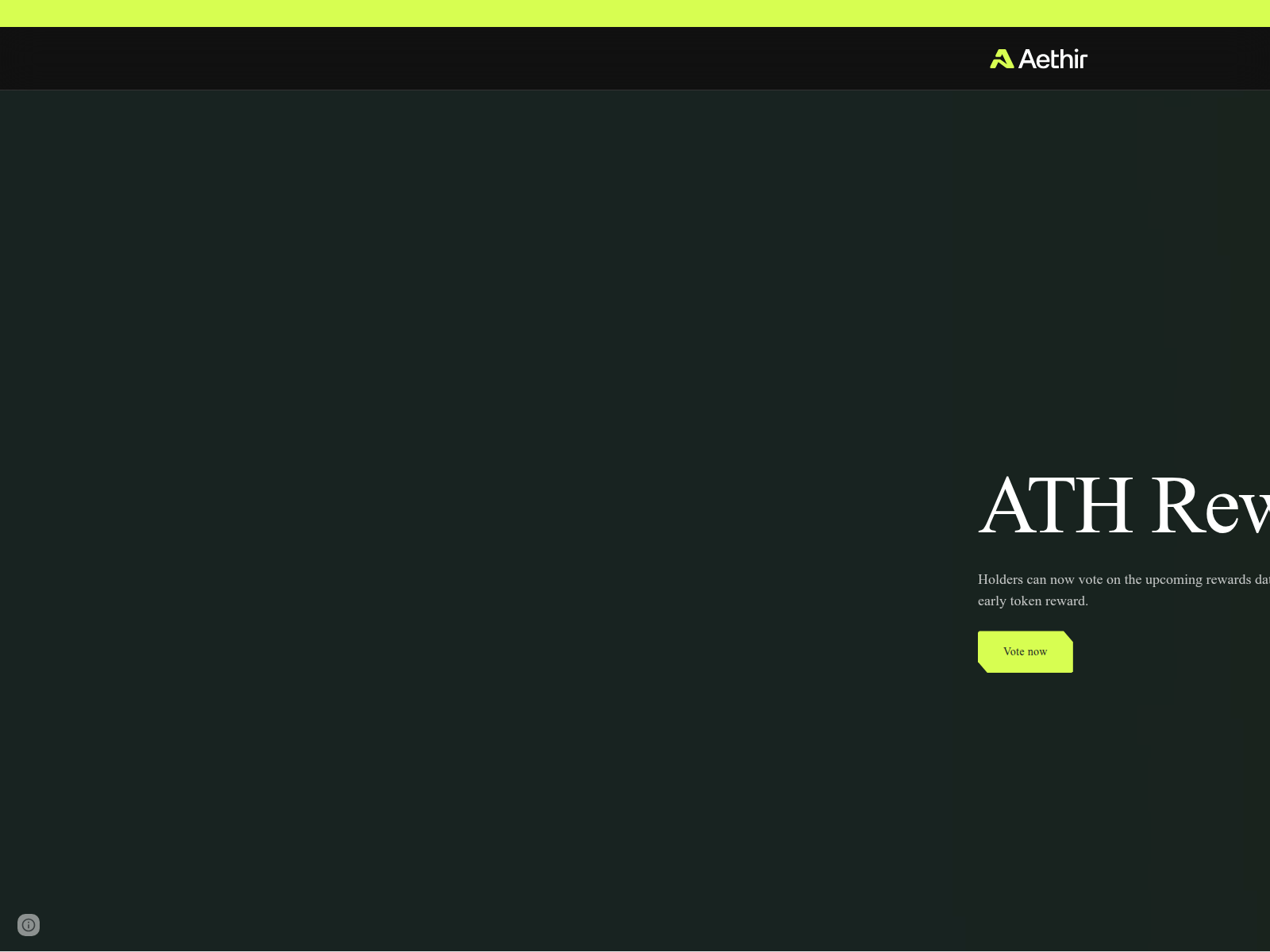 Screenshot of vote-aethirsclouds.com