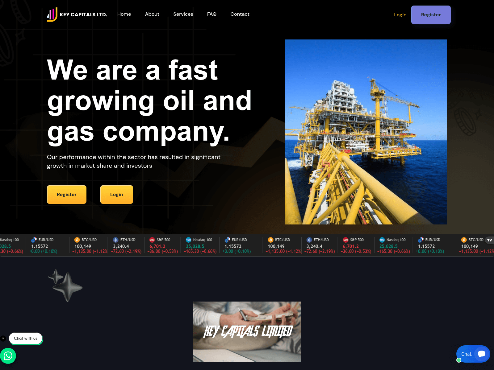 Screenshot of keycapitals.ltd.meinuotech.com