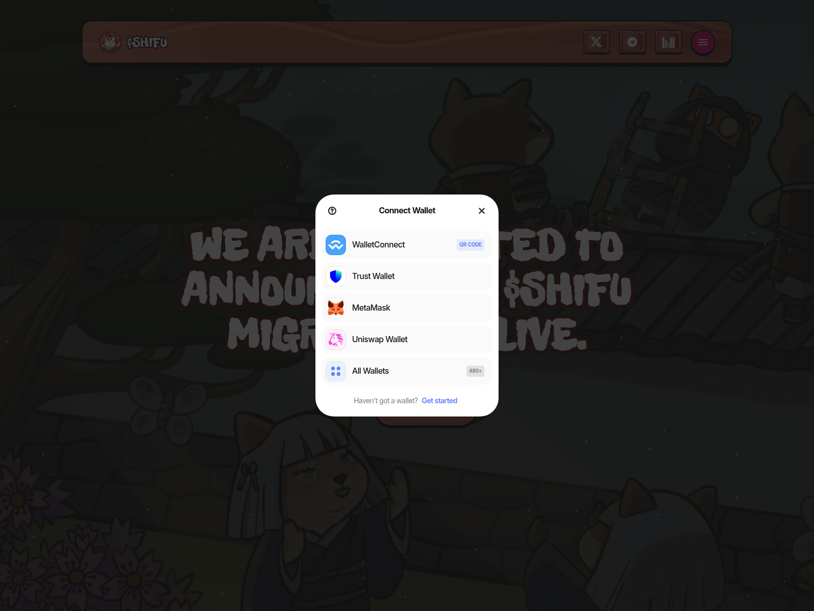 Screenshot of shifumigration.site