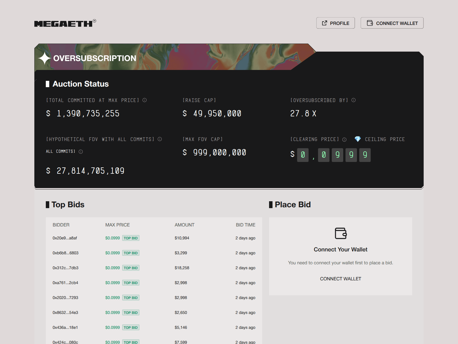 Screenshot of megaeth-login.click