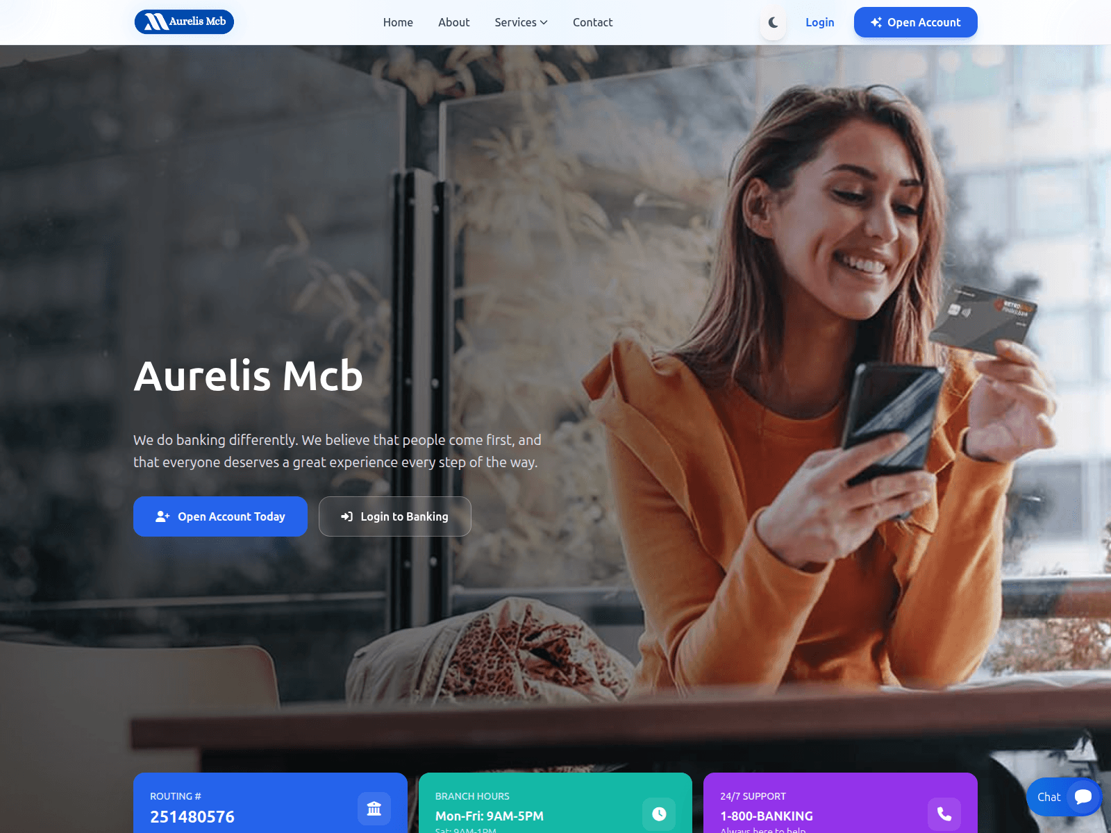 Screenshot of aurelismcb.com