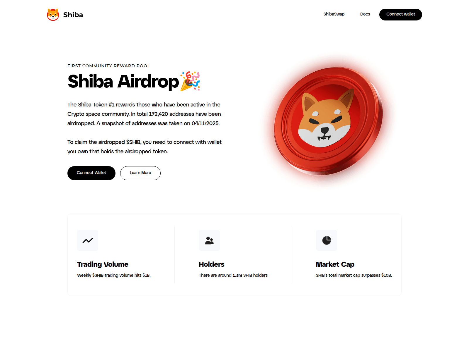 Screenshot of shibpool.top