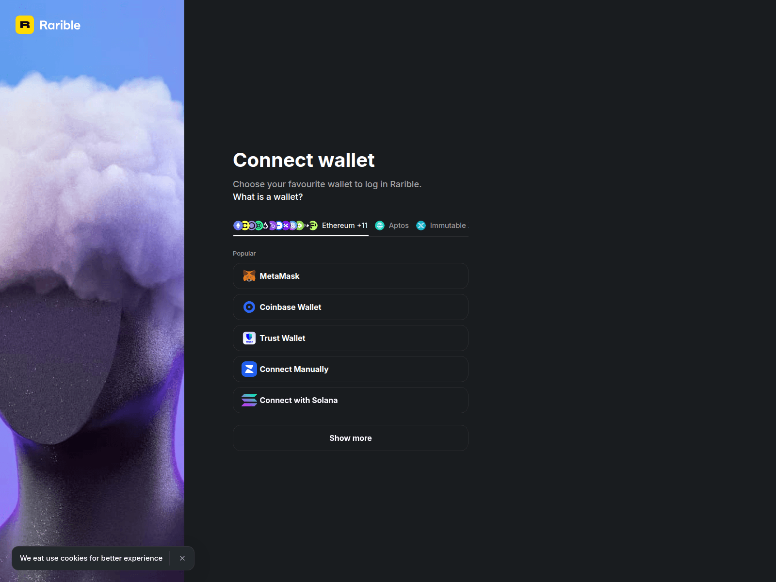 Screenshot of offer.rariblec.com