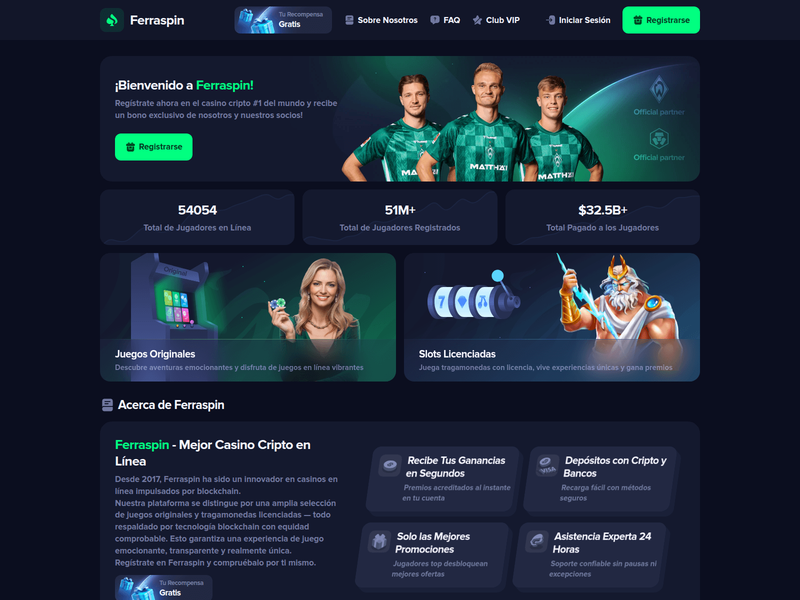Screenshot of ferraspin.com
