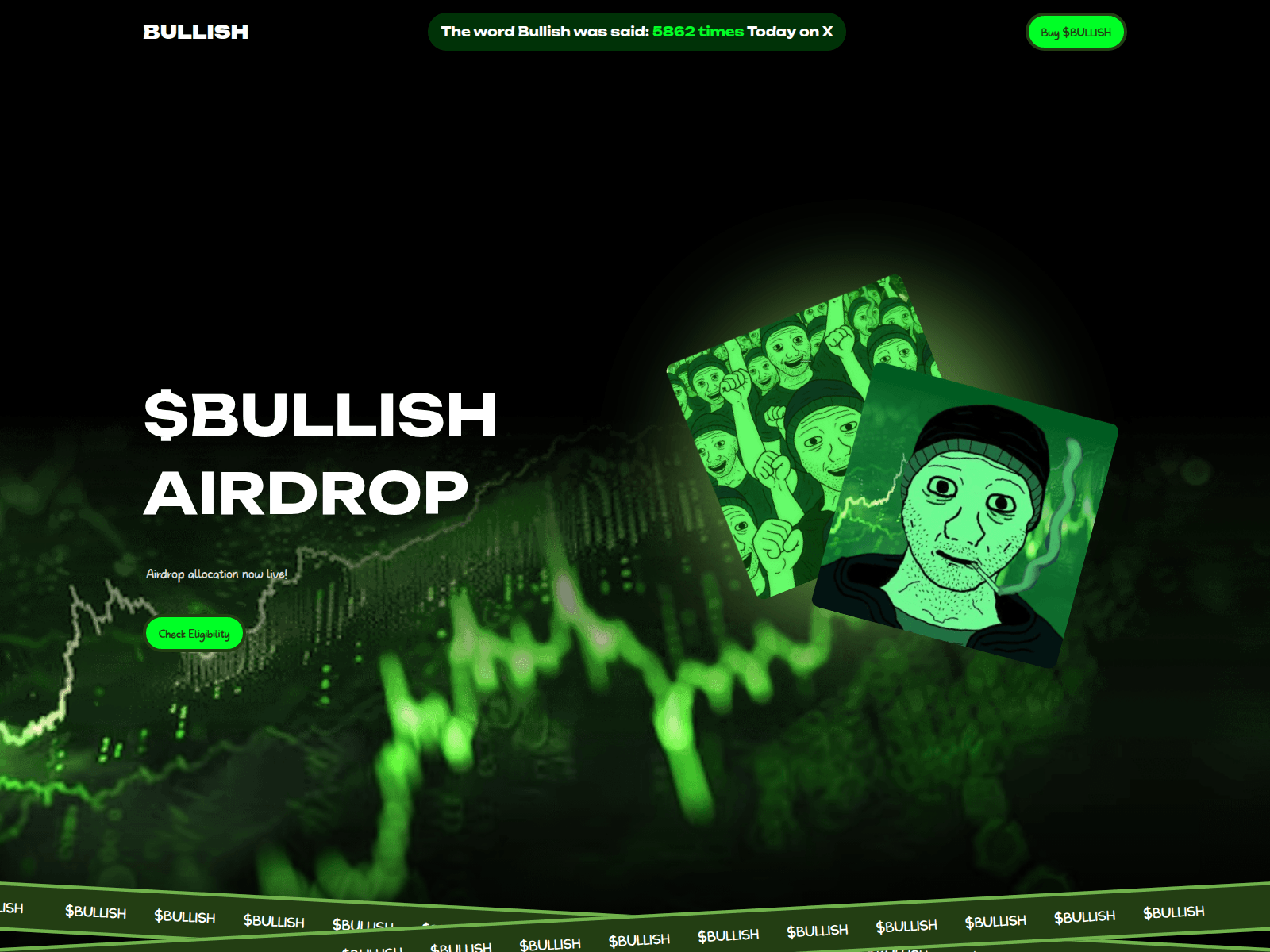 Screenshot of claims-bullishdegen.xyz