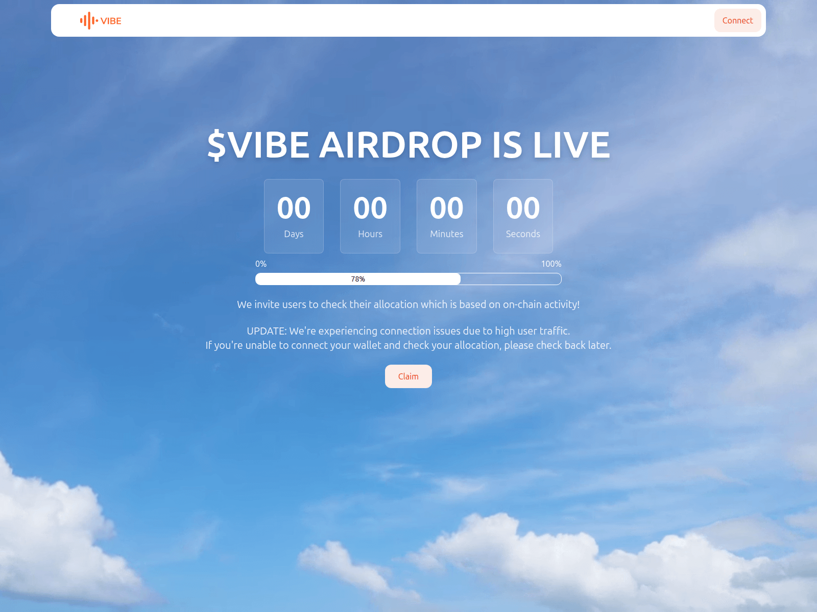 Screenshot of launch-vibe.com