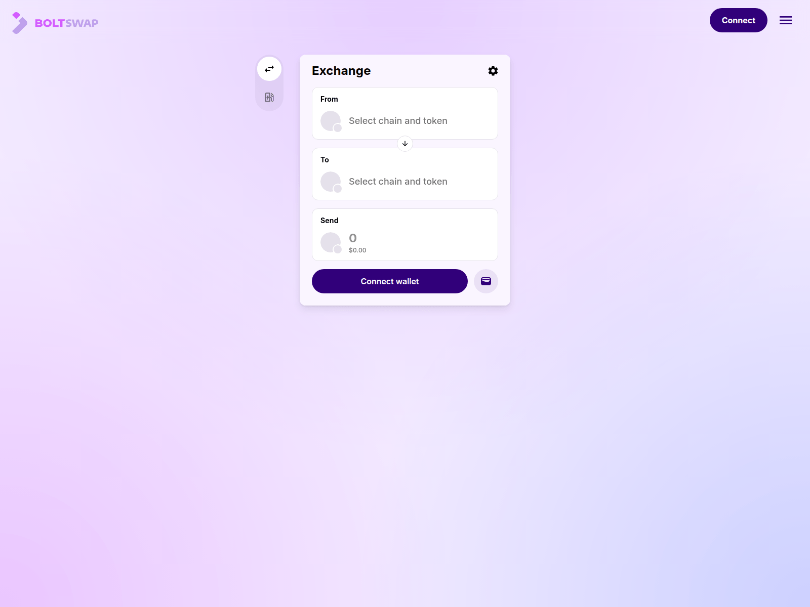 Screenshot of boltswap.vercel.app