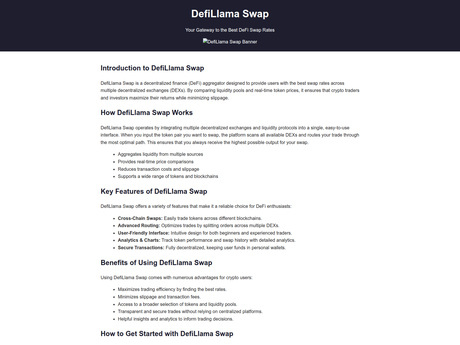 Screenshot of swap-defillama-io-us.pages.dev