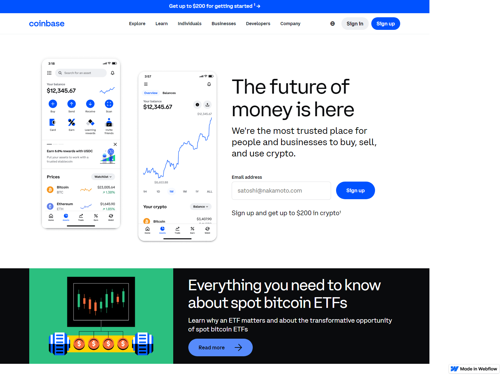 Screenshot of help-coiinbaseextn--cdn.webflow.io
