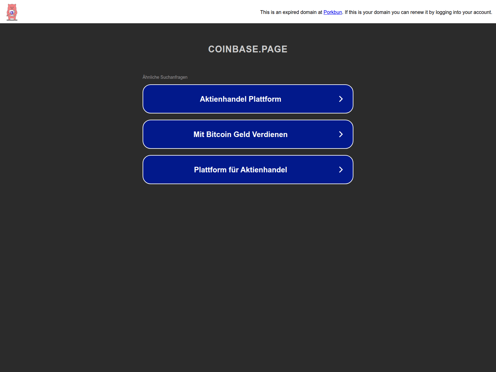 Screenshot of login.coinbase.page