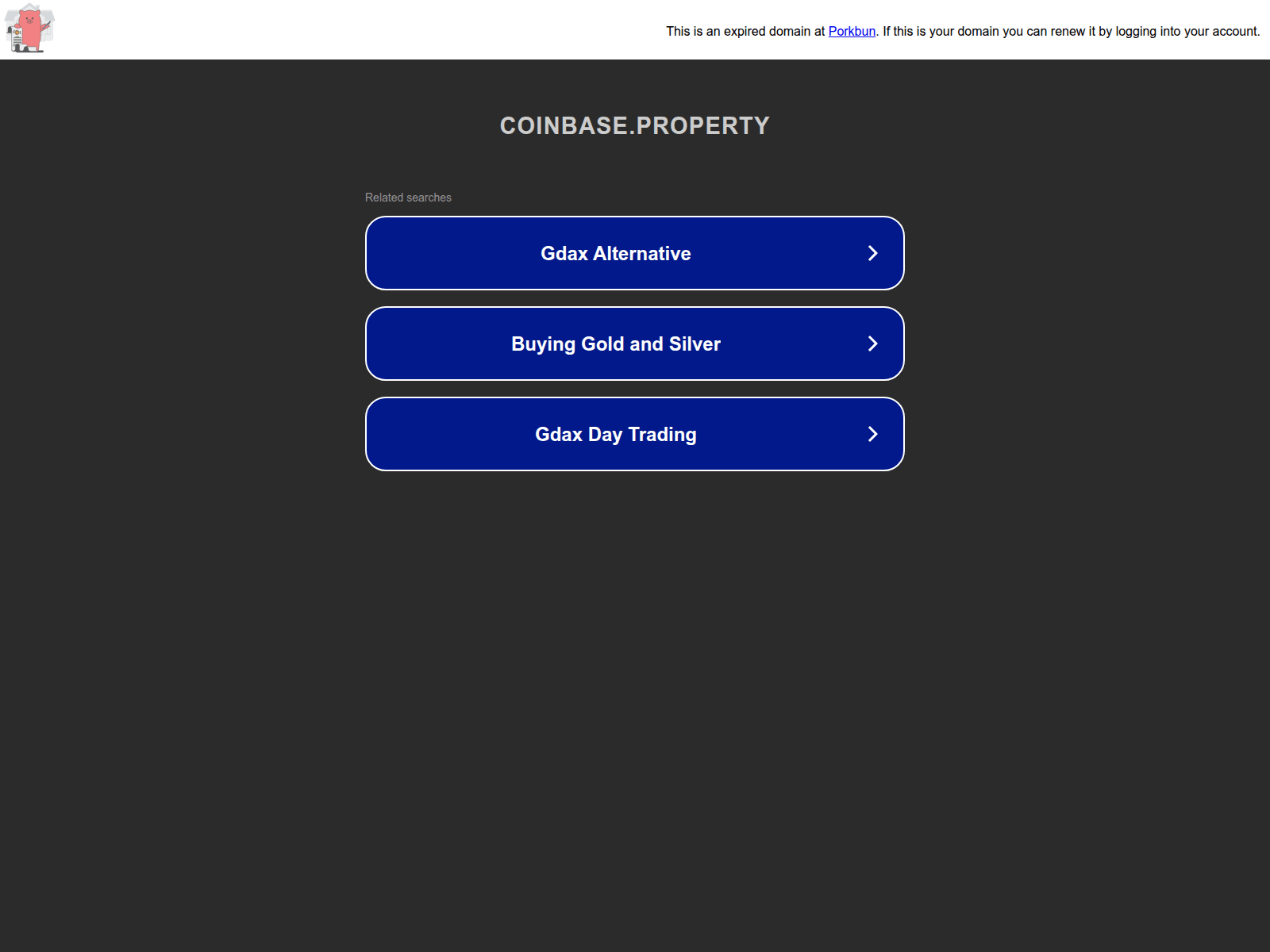 Screenshot of login.coinbase.property