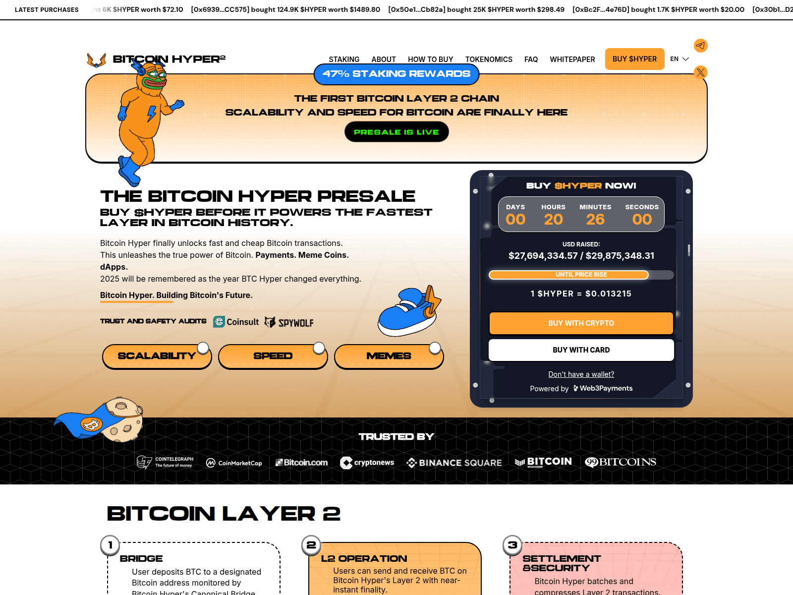 Screenshot of bitcoinhyper.us.com